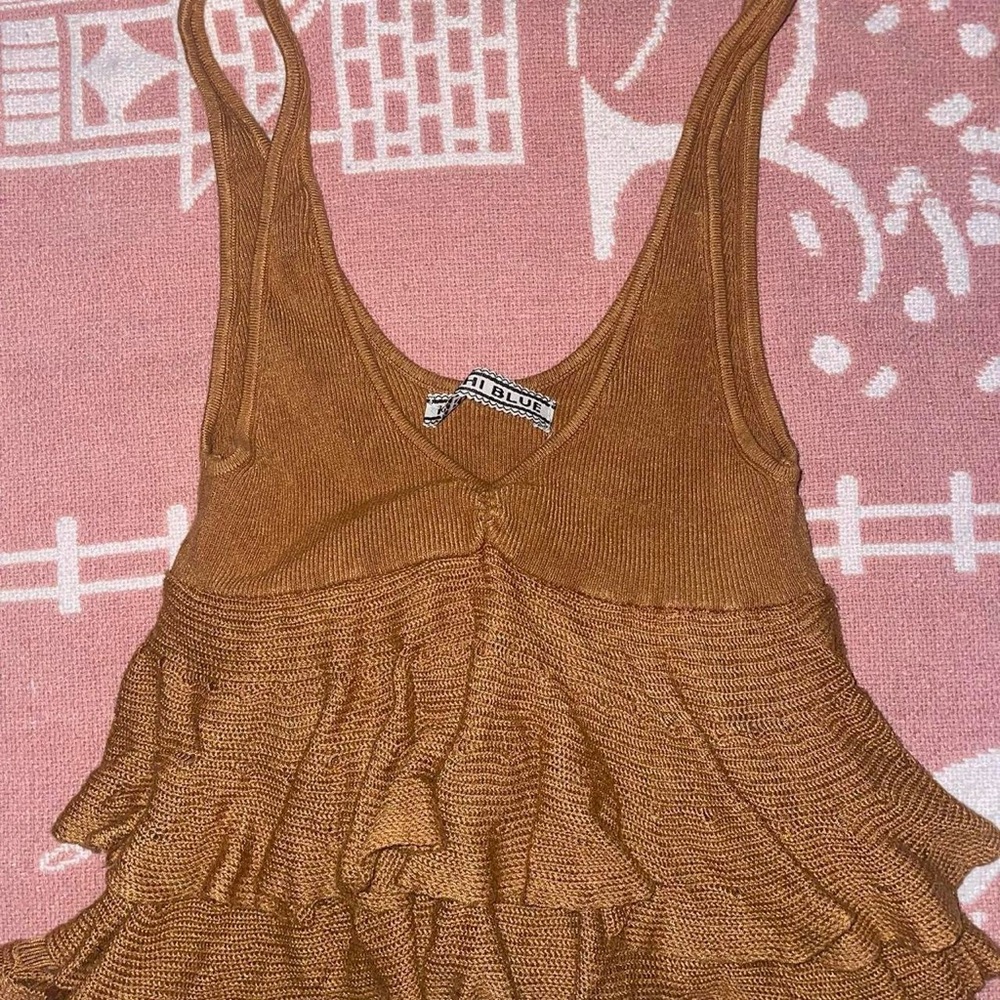 Ruffle Knit Top
